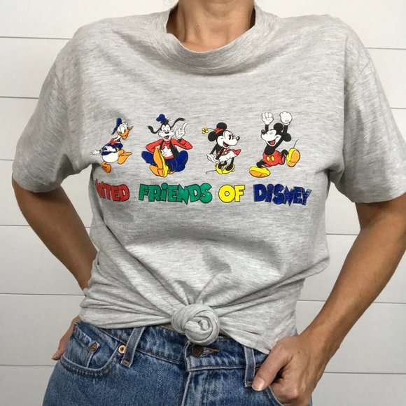 Disney Tops - Vintage United Friends of Disney Single Stitch Tee